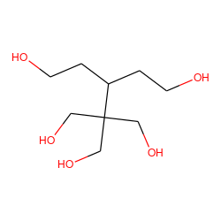 OCCC(CCO)C(CO)(CO)CO ZINC000058639099