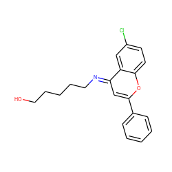 OCCCCCN=c1cc(-c2ccccc2)oc2ccc(Cl)cc12 ZINC000253978785