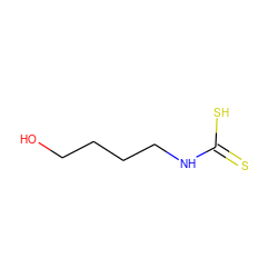 OCCCCNC(=S)S ZINC000039147642