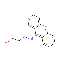 OCCCNc1c2ccccc2nc2ccccc12 ZINC000004311135