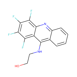 OCCNc1c2ccccc2nc2c(F)c(F)c(F)c(F)c12 ZINC000004269579