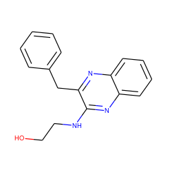 OCCNc1nc2ccccc2nc1Cc1ccccc1 ZINC000028572253