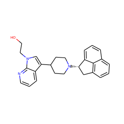 OCCn1cc(C2CCN([C@H]3Cc4cccc5cccc3c45)CC2)c2cccnc21 ZINC000036222049