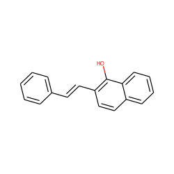 Oc1c(/C=C/c2ccccc2)ccc2ccccc12 ZINC000038147904