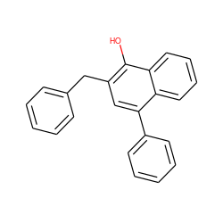 Oc1c(Cc2ccccc2)cc(-c2ccccc2)c2ccccc12 ZINC000027197579