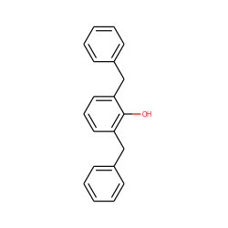 Oc1c(Cc2ccccc2)cccc1Cc1ccccc1 ZINC000001575623