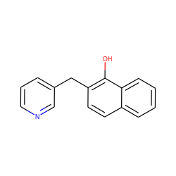 Oc1c(Cc2cccnc2)ccc2ccccc12 ZINC000027199679