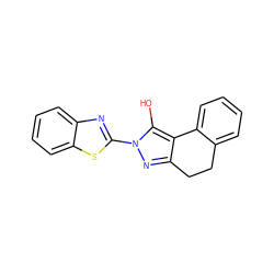 Oc1c2c(nn1-c1nc3ccccc3s1)CCc1ccccc1-2 ZINC000101463414