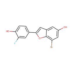 Oc1cc(Br)c2oc(-c3ccc(O)c(F)c3)cc2c1 ZINC000028361540