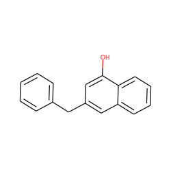 Oc1cc(Cc2ccccc2)cc2ccccc12 ZINC000027194130