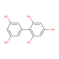 Oc1cc(O)cc(-c2c(O)cc(O)cc2O)c1 ZINC000004023085