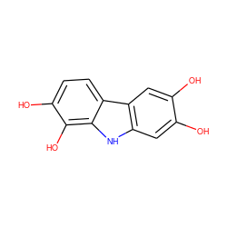 Oc1cc2[nH]c3c(O)c(O)ccc3c2cc1O ZINC000003834105