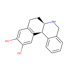 Oc1cc2c(cc1O)[C@@H]1c3ccccc3CN[C@@H]1CC2 ZINC000026746099