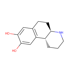 Oc1cc2c(cc1O)[C@H]1CCCN[C@@H]1CC2 ZINC000029469107