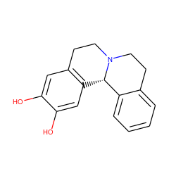 Oc1cc2c(cc1O)[C@H]1c3ccccc3CCN1CC2 ZINC000013739905