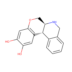 Oc1cc2c(cc1O)[C@H]1c3ccccc3CN[C@@H]1CO2 ZINC000034801104