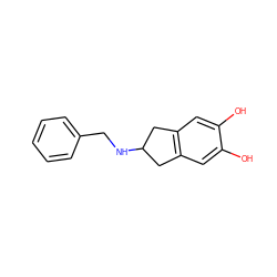 Oc1cc2c(cc1O)CC(NCc1ccccc1)C2 ZINC000036295014