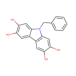 Oc1cc2c3cc(O)c(O)cc3n(Cc3ccccc3)c2cc1O ZINC000013737758