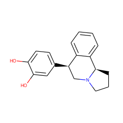 Oc1ccc([C@@H]2CN3CCC[C@@H]3c3ccccc32)cc1O ZINC000029237528