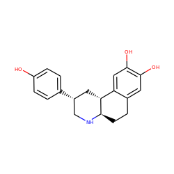 Oc1ccc([C@H]2CN[C@@H]3CCc4cc(O)c(O)cc4[C@H]3C2)cc1 ZINC000095565817