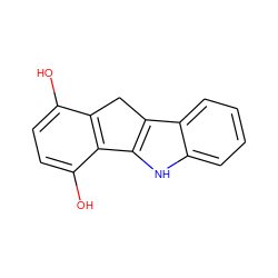 Oc1ccc(O)c2c1Cc1c-2[nH]c2ccccc12 ZINC000045348802