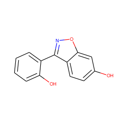 Oc1ccc2c(-c3ccccc3O)noc2c1 ZINC000013583540