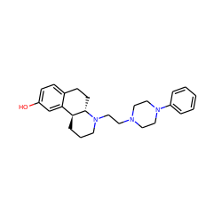 Oc1ccc2c(c1)[C@@H]1CCCN(CCN3CCN(c4ccccc4)CC3)[C@H]1CC2 ZINC000040848962