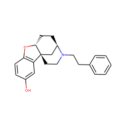 Oc1ccc2c(c1)[C@]13CCN(CCc4ccccc4)[C@H](CC[C@H]1O2)C3 ZINC000072177321