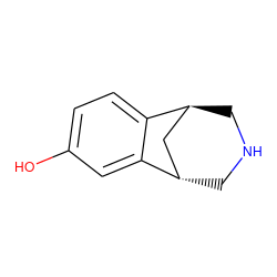 Oc1ccc2c(c1)[C@H]1CNC[C@H]2C1 ZINC000101029799