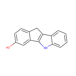 Oc1ccc2c(c1)-c1[nH]c3ccccc3c1C2 ZINC000045393657