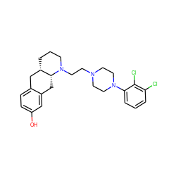 Oc1ccc2c(c1)C[C@@H]1[C@@H](CCCN1CCN1CCN(c3cccc(Cl)c3Cl)CC1)C2 ZINC000040873576