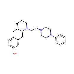 Oc1ccc2c(c1)C[C@H]1[C@@H](CCCN1CCN1CCN(c3ccccc3)CC1)C2 ZINC000040873578