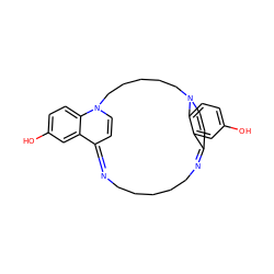 Oc1ccc2c(c1)C1=NCCCCCN=C3C=CN(CCCCCN2C=C1)c1ccc(O)cc13 ZINC000377846416