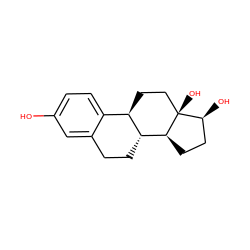 Oc1ccc2c(c1)CC[C@@H]1[C@@H]2CC[C@]2(O)[C@@H](O)CC[C@@H]12 ZINC000040973744