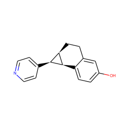 Oc1ccc2c(c1)CC[C@@H]1[C@H](c3ccncc3)[C@H]21 ZINC000013741602