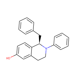 Oc1ccc2c(c1)CCN(c1ccccc1)[C@@H]2Cc1ccccc1 ZINC000012353815