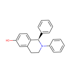 Oc1ccc2c(c1)CCN(c1ccccc1)[C@@H]2c1ccccc1 ZINC000026650910