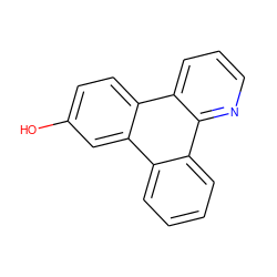 Oc1ccc2c(c1)c1ccccc1c1ncccc21 ZINC000001577086