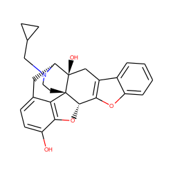 Oc1ccc2c3c1O[C@H]1c4oc5ccccc5c4C[C@@]4(O)[C@@H](C2)N(CC2CC2)CC[C@]314 ZINC000003874478