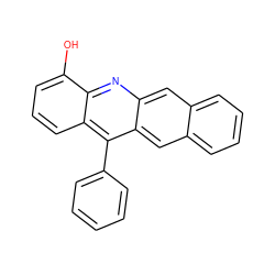 Oc1cccc2c(-c3ccccc3)c3cc4ccccc4cc3nc12 ZINC001772641075