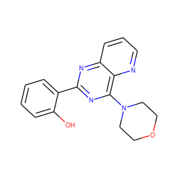 Oc1ccccc1-c1nc(N2CCOCC2)c2ncccc2n1 ZINC000103255522