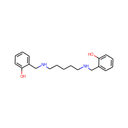 Oc1ccccc1CNCCCCCNCc1ccccc1O ZINC000035017519