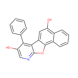 Oc1cnc2oc3c4ccccc4c(O)cc3c2c1-c1ccccc1 ZINC000095552170