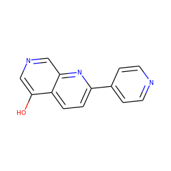 Oc1cncc2nc(-c3ccncc3)ccc12 ZINC000063539630