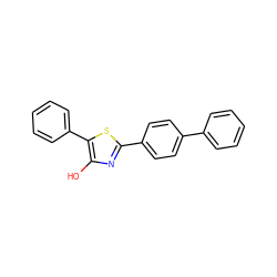 Oc1nc(-c2ccc(-c3ccccc3)cc2)sc1-c1ccccc1 ZINC000013822590