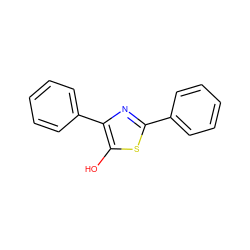 Oc1sc(-c2ccccc2)nc1-c1ccccc1 ZINC000013822611