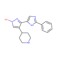 On1cc(C2CCNCC2)c(-c2cnc(-c3ccccc3)[nH]2)n1 ZINC000096910961