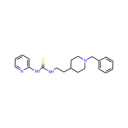 S=C(NCCC1CCN(Cc2ccccc2)CC1)Nc1ccccn1 ZINC000000598396