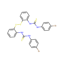 S=C(Nc1ccc(Br)cc1)Nc1ccccc1SSc1ccccc1NC(=S)Nc1ccc(Br)cc1 ZINC000473161089