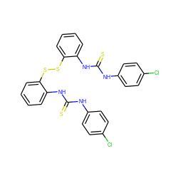 S=C(Nc1ccc(Cl)cc1)Nc1ccccc1SSc1ccccc1NC(=S)Nc1ccc(Cl)cc1 ZINC000473148643